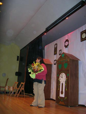 Obsequio a Blanca como despedida