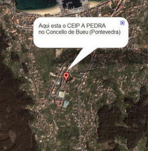 Localizaci�n do CEIP A Pedra