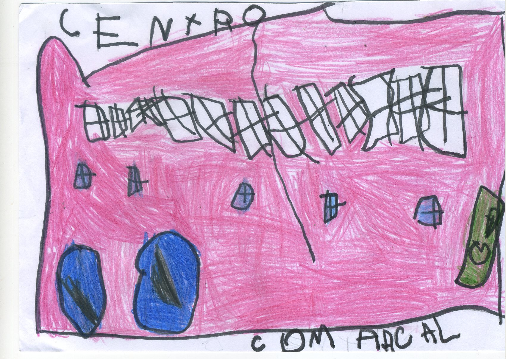 A Casa de Río Cigüeño vista polos máis cativos