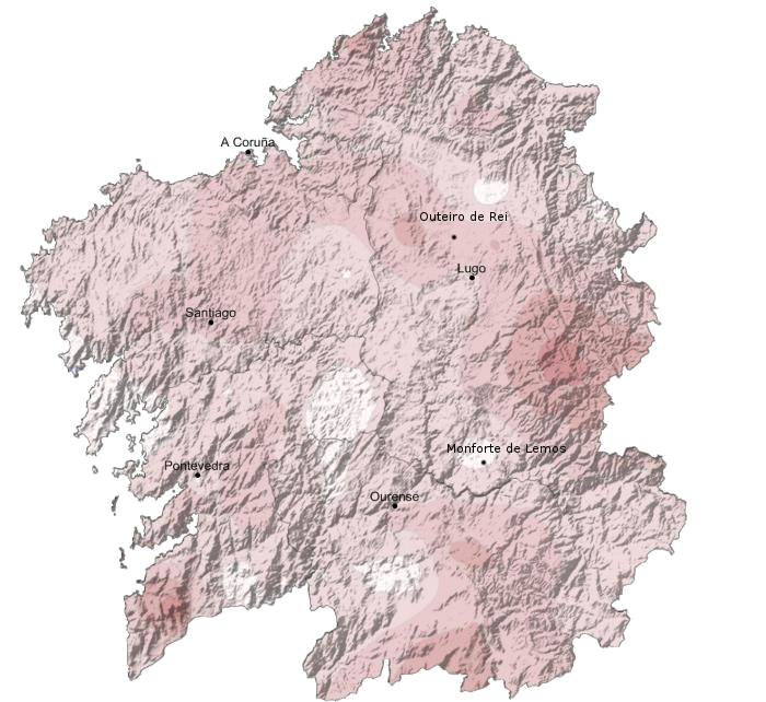 Mapa Galicia