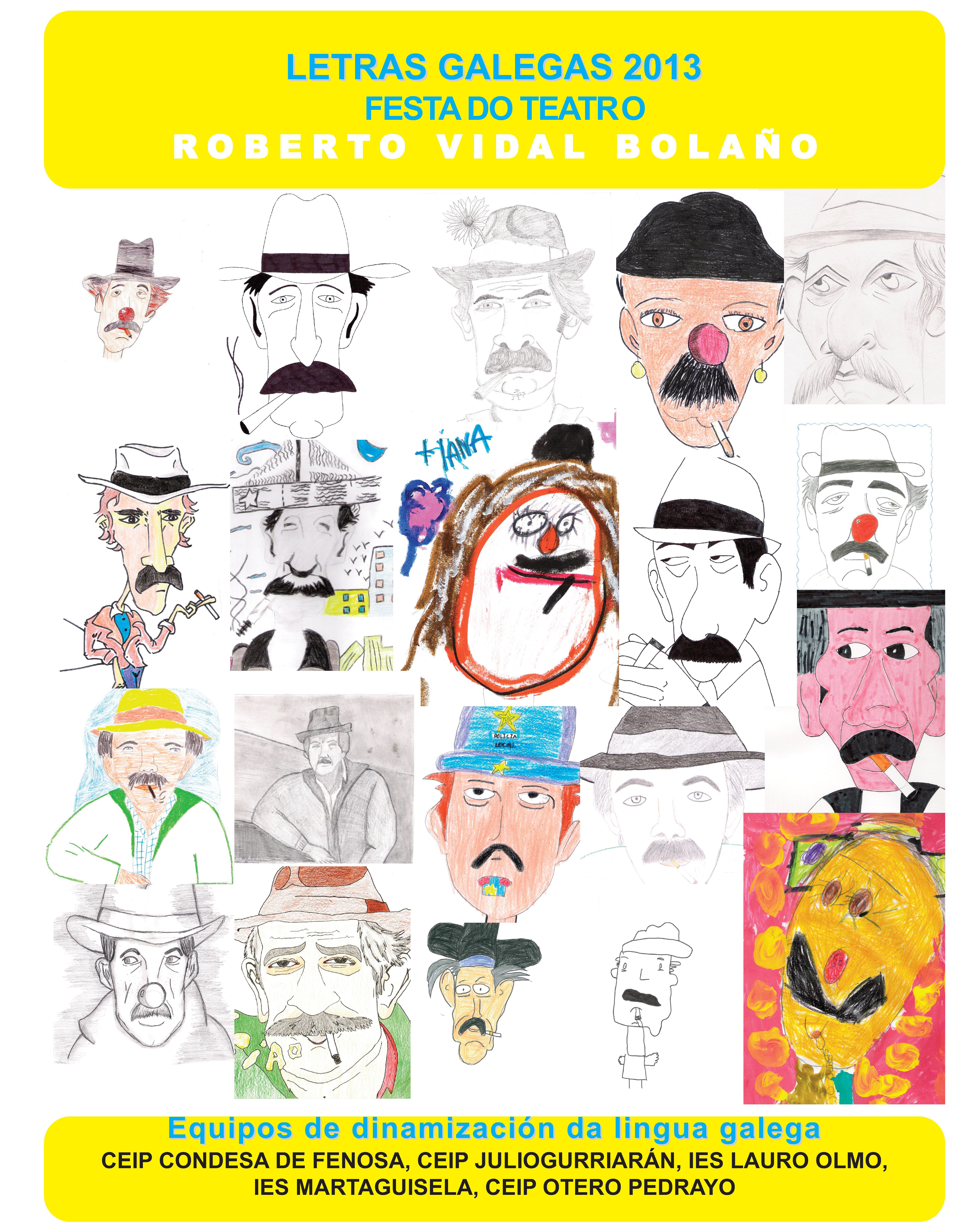 cartaz festival das letras Vidal Bola&ntilde;o