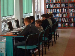 Internet en la biblioteca de Bemowo