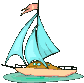gif animado dun barco veleiro