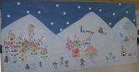 mural de invierno