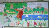 mural de los seres vivos