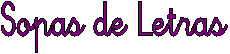Sopas de Letras