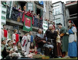 Os nobles recibindo tributos