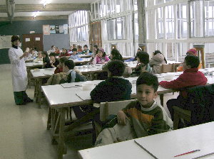 Marta explicando o que iamos facer