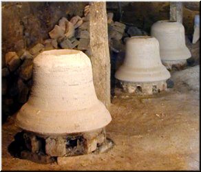 Varios moldes preparados