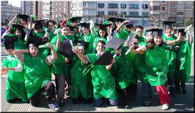 Un grupo de alumnos de 6&ordm;