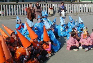 Magos laranxa e azul