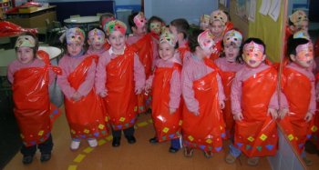 Alumnado de tres anos