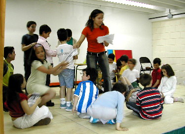 Outro momento da entrega