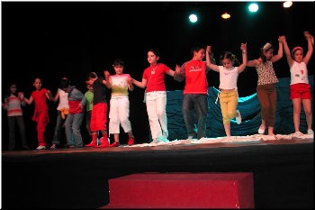 A despedida do grupo de teatro