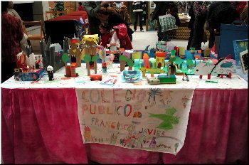 Traballos realizados polos nenos/as de pl&aacute;stica