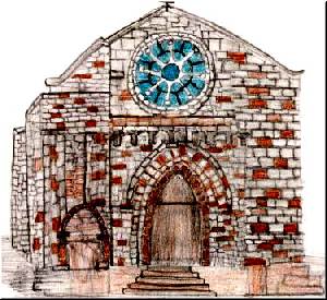 A Igrexa de Santiago vista por Iv&aacute;n de 5&ordm;A