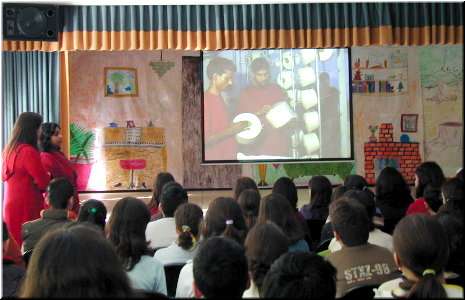 Durante a proxecci&oacute;n