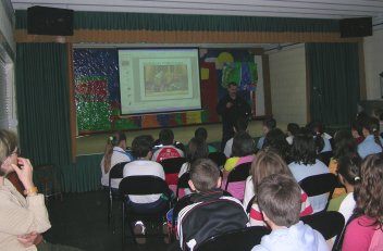 Durante a proxecci&oacute;n