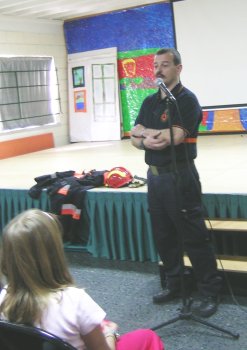 un momento da charla