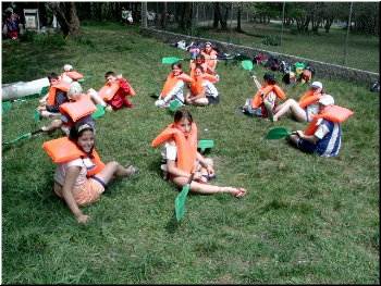 Practicando cos remos