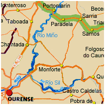 Situaci&oacute;n da Ribeira Sacra