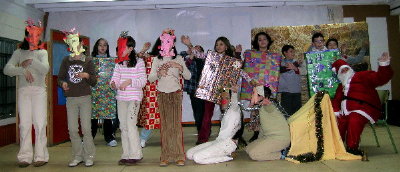 Quinto B cantando en ingl&eacute;s