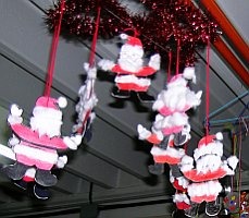 Un m&oacute;bil de Pap&aacute; Noel