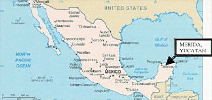 Map of Mexico