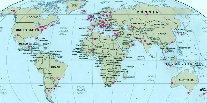 Links around the world