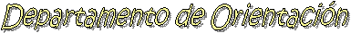 Departamento de Orientaci�n