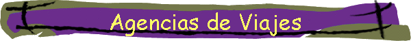 Agencias de Viajes