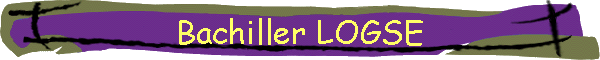Bachiller LOGSE