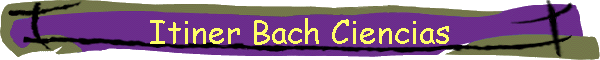 Itiner Bach Ciencias