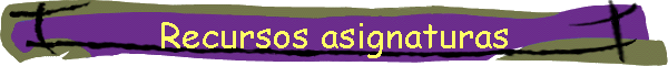 Recursos asignaturas