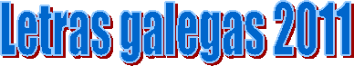 Letras galegas 2011