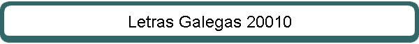 Letras Galegas 20010