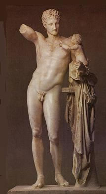 Un deus grego, imaxe da mocidade ideal