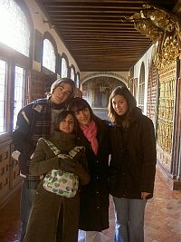 Fran, Iria, Cristina y Noelia
