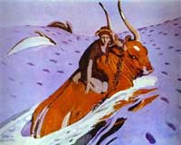 O rapto de Europa segundo o pintor ruso Valentin A.Serov