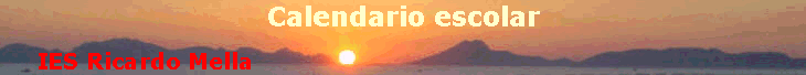 Calendario escolar