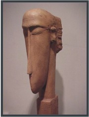 Cabeza tallada. Modigliani