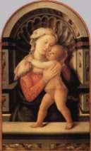 Virxe co neno. Obra de Filippo Lippi