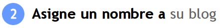 Asignar nombre Asignar nombre