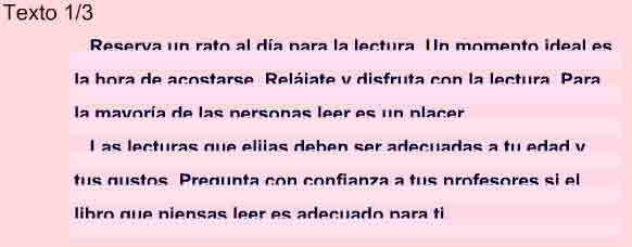 Texto de 6 l�neas en el que est&aacute;n tapados, un poco, los trazos inferiores de las palabras. Se lee bastante bien