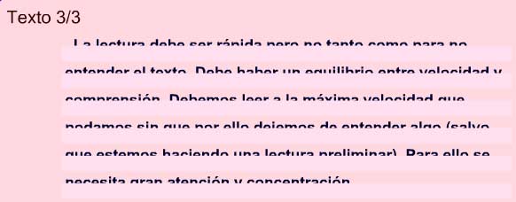 Texto de 6 l�neas en el que est&aacute;n bastante tapados los trazos inferiores de las palabras (m&aacute;s a&uacute;n que en el anterior). Cuesta un poco leerlo.