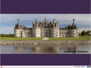 Chàteau de Chambors - enlace a Vídeo sobre actividades basadas en fondos de escritorio