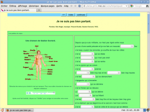 Actividad sobre el cuerpo humano