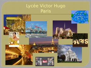 Cartel de un centro 'imaginario' Lycée Victor Hugo